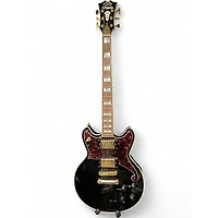 Used D'Angelico DELUXE BRIGHTON Black Solid Body Electric Guitar