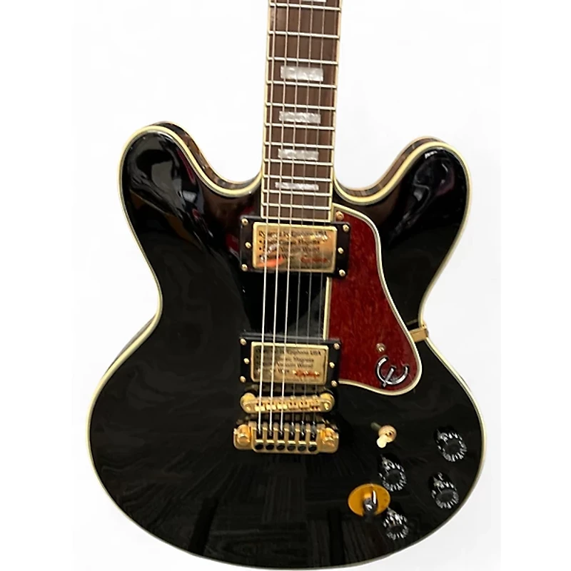 Used Epiphone BB King Lucille Ebony Hollow Body Electric Guitar