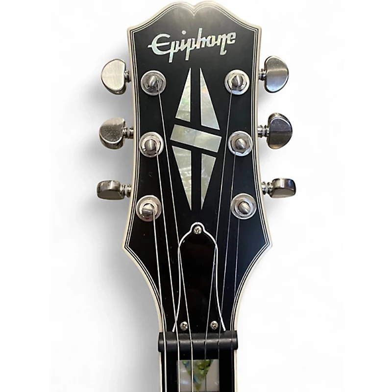 Used Epiphone Les Paul Prophecy Custom EX OLIVE BURST Solid Body Electric Guitar