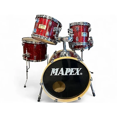 Used Mapex 5 Piece V Series Wine Red Drum Kit