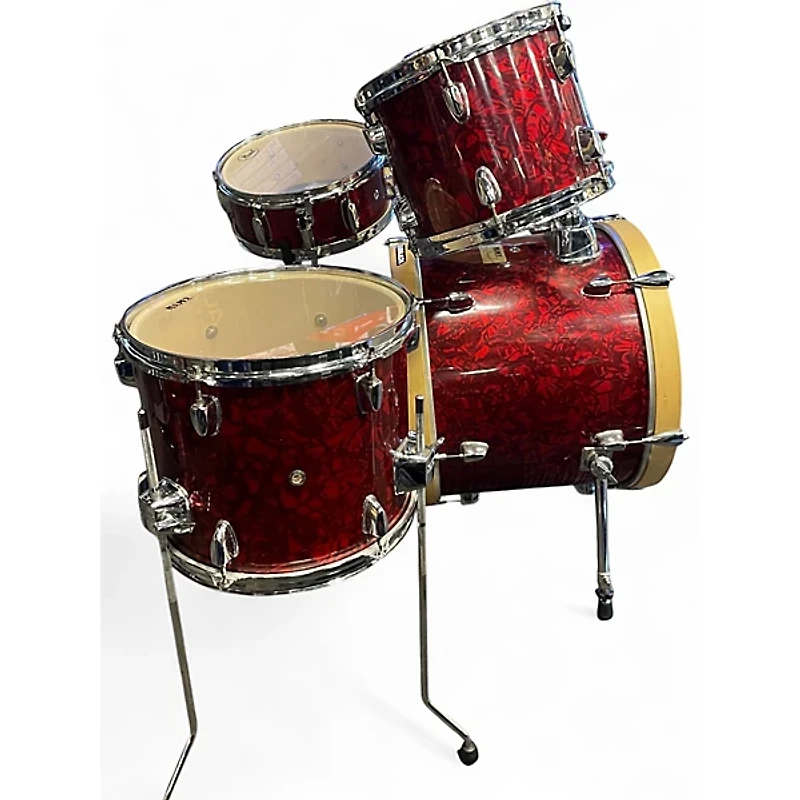 Used Mapex 5 Piece V Series Wine Red Drum Kit