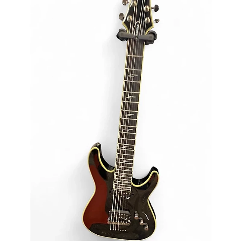 Used Schecter Guitar Research C7 Blackjack Black Solid Body Electric Guitar