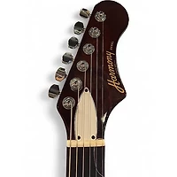 Used Harmony Rebel Gold Solid Body Electric Guitar