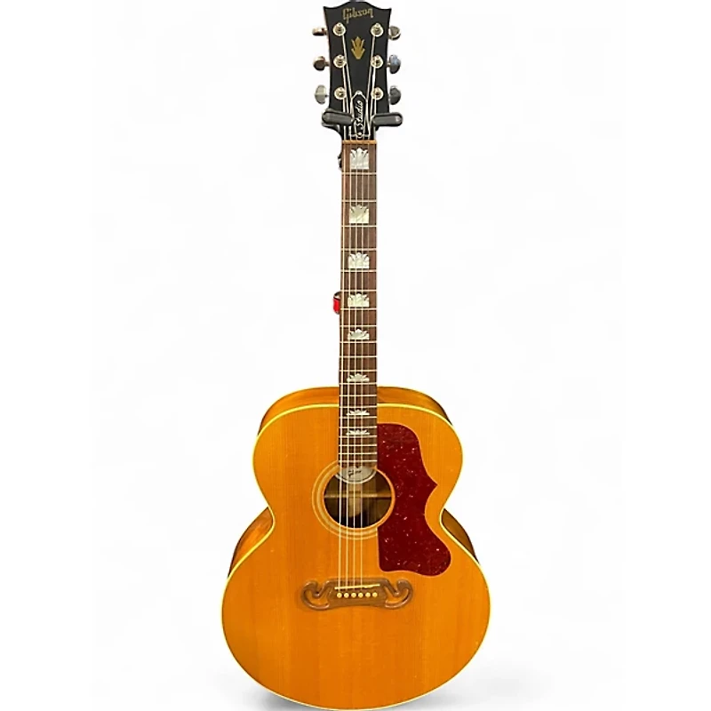 Used Gibson SJ200 Studio Super Jumbo Natural Acoustic Electric Guitar