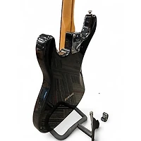 Used 2002 Fender Tom Delonge Signature Stratocaster Black Solid Body Electric Guitar