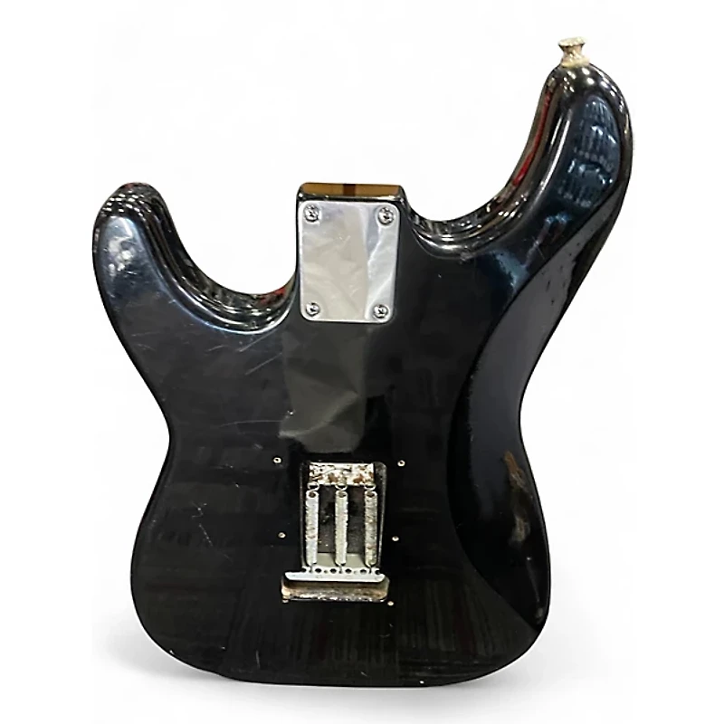 Used Squier STRATOCASTER Black Solid Body Electric Guitar