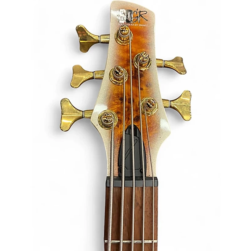 Used Ibanez SR405EPBDX Mars Gold Metallic Burst Electric Bass Guitar