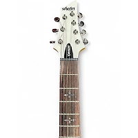 Used Schecter Guitar Research Demon 7 String Alpine White Solid Body Electric Guitar