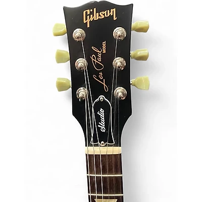 Used Gibson 1950S Tribute Les Paul Studio Gold Top Solid Body Electric Guitar