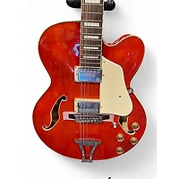 Used Ibanez AF75D Trans Orange Hollow Body Electric Guitar