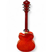 Used Ibanez AF75D Trans Orange Hollow Body Electric Guitar