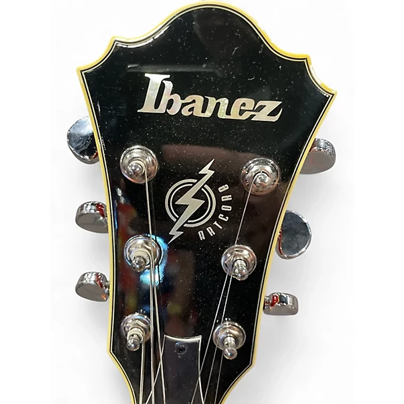 Used Ibanez AF75D Trans Orange Hollow Body Electric Guitar