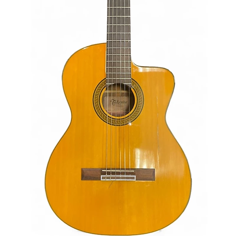 Used Takamine GC5CE Natural Classical Acoustic Electric Guitar