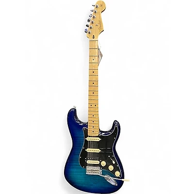 Used Fender Player Stratocaster Blue Burst Solid Body Electric Guitar
