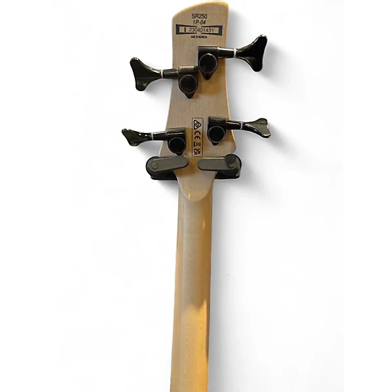 Used Ibanez SR250 Pearl White Electric Bass Guitar