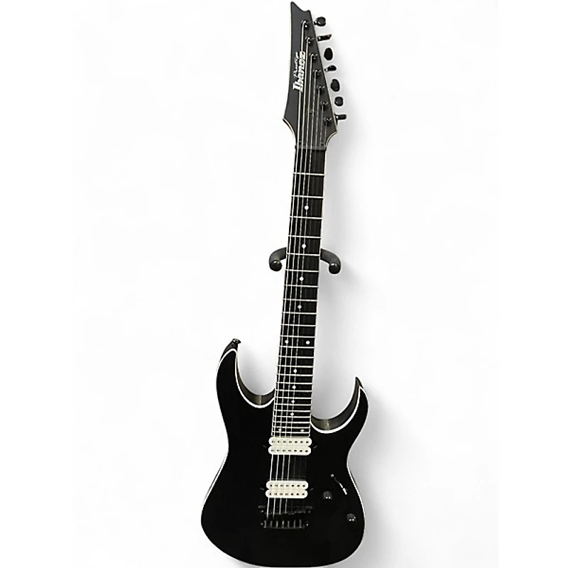 Used Ibanez rgr752ahbf Black Solid Body Electric Guitar