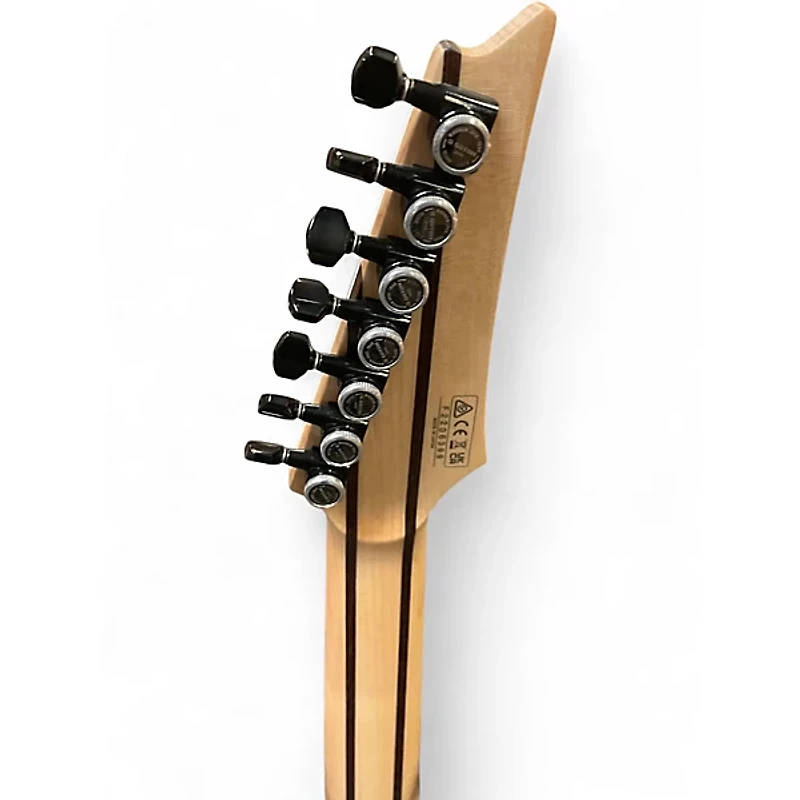 Used Ibanez rgr752ahbf Black Solid Body Electric Guitar