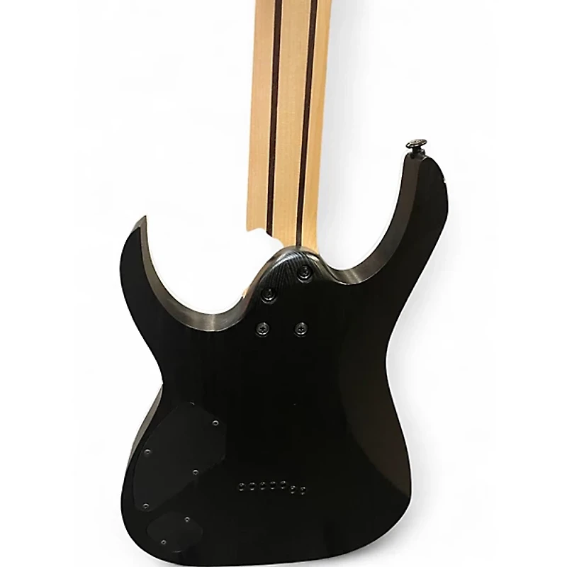 Used Ibanez rgr752ahbf Black Solid Body Electric Guitar