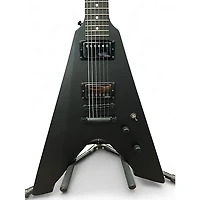 Used ESP LTD JAMES HETFIELD SIGNATURE VULTURE Black Solid Body Electric Guitar