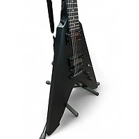 Used ESP LTD JAMES HETFIELD SIGNATURE VULTURE Black Solid Body Electric Guitar