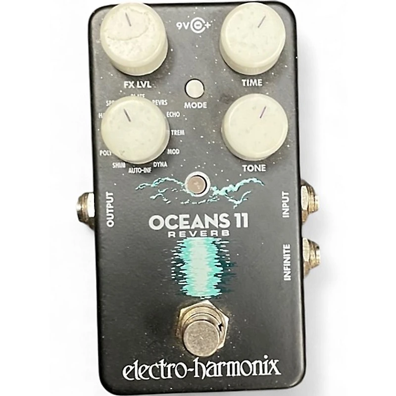 Used Electro-Harmonix Oceans 11  Reverb Effect Pedal