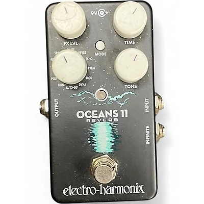Used Electro-Harmonix Oceans 11  Reverb Effect Pedal