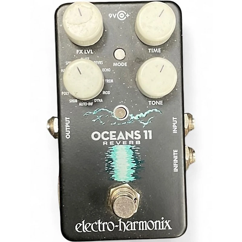 Used Electro-Harmonix Oceans 11  Reverb Effect Pedal