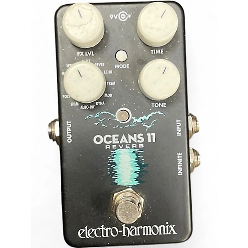 Used Electro-Harmonix Oceans 11  Reverb Effect Pedal
