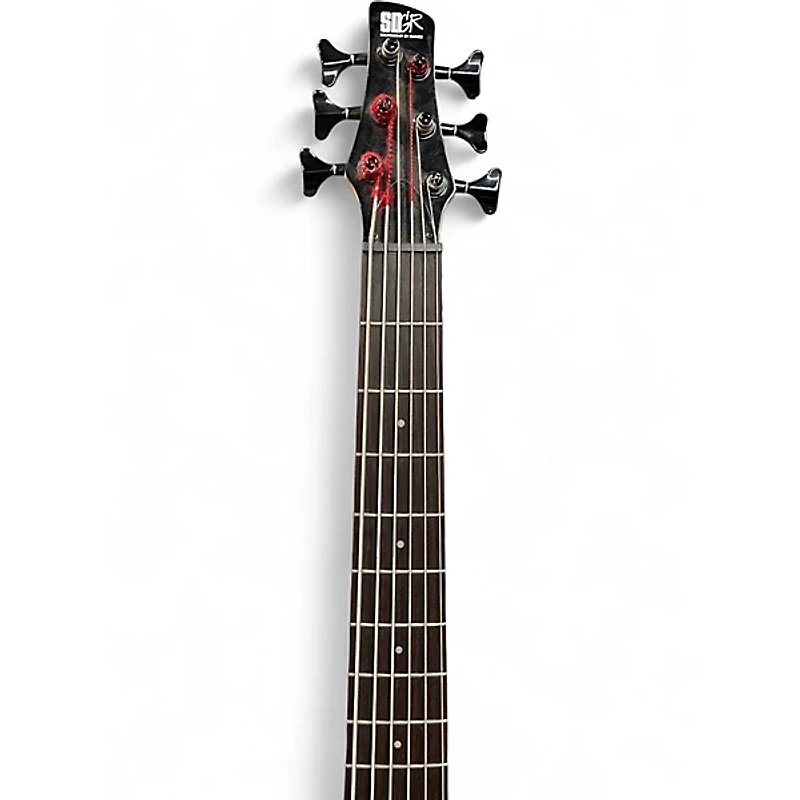Used Ibanez SR406 Black Electric Bass Guitar