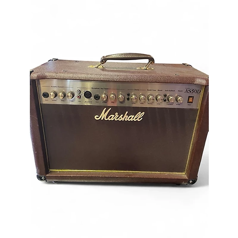 Used Marshall AS50D 50W 2X8 Acoustic Guitar Combo Amp