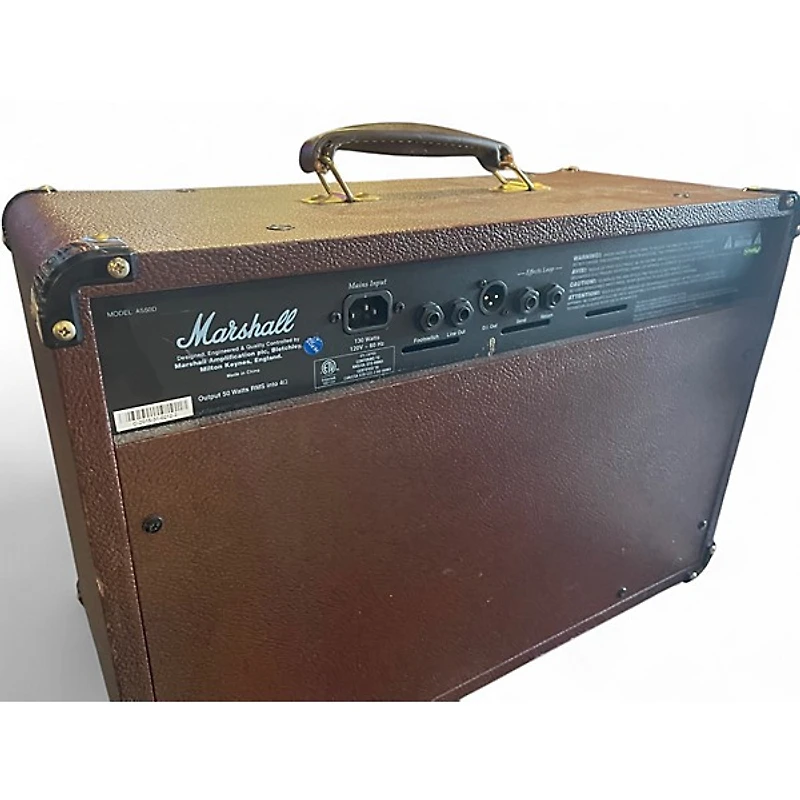 Used Marshall AS50D 50W 2X8 Acoustic Guitar Combo Amp