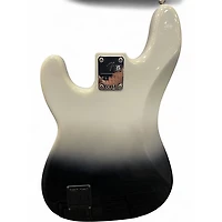 Used Fender Player Plus Active Precision Bass Black and White Electric Bass Guitar