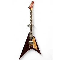 Used ESP LTD KH-V Red Sparkle Solid Body Electric Guitar