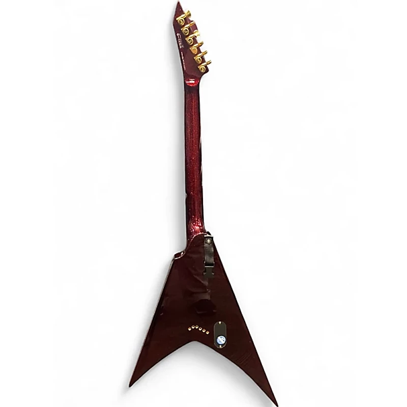 Used ESP LTD KH-V Red Sparkle Solid Body Electric Guitar