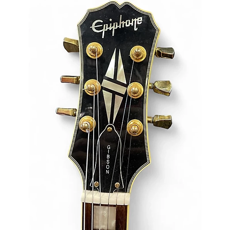 Used Epiphone Les Paul Custom Sunburst Solid Body Electric Guitar