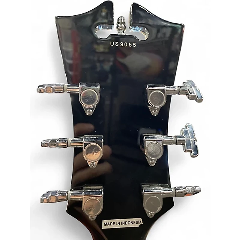 Used D'Angelico dapexl1sbkct Black Hollow Body Electric Guitar