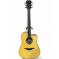 Used Lag Guitars THV20DCE Natural Acoustic Electric Guitar