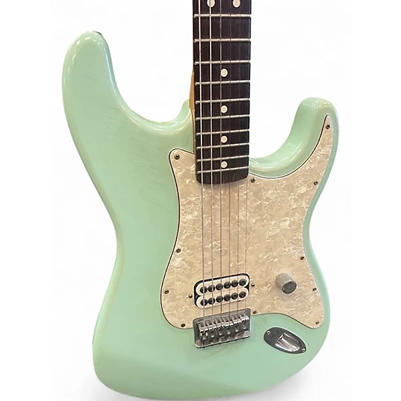 Used Fender Tom Delonge Signature Stratocaster Seafoam Green Solid Body Electric Guitar