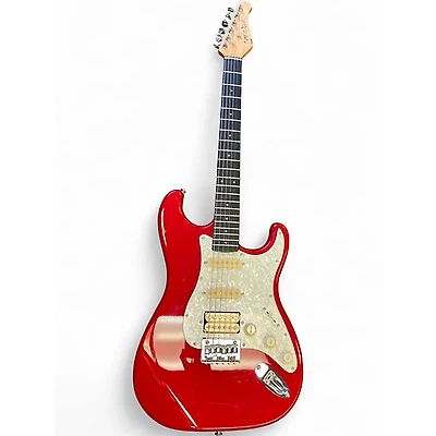 Used Fretlight 400 SERIES Candy Apple Red Solid Body Electric Guitar