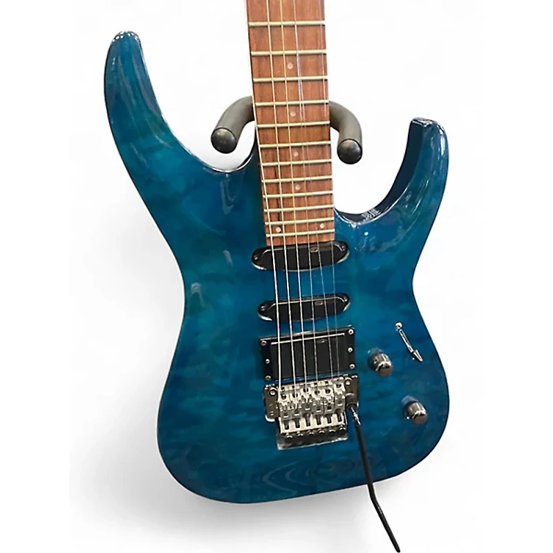 Used ESP MH103QM Blue Solid Body Electric Guitar