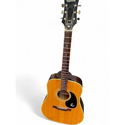 Used 1970s Epiphone FT-145 Natural Acoustic Guitar
