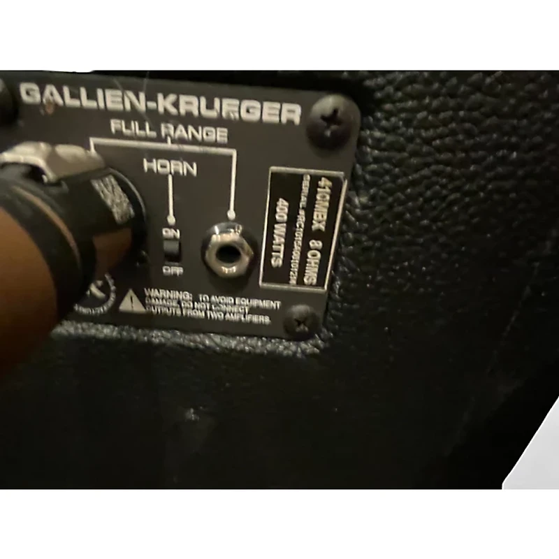Used Gallien-Krueger 410MBX 400W 4x10 Bass Cabinet