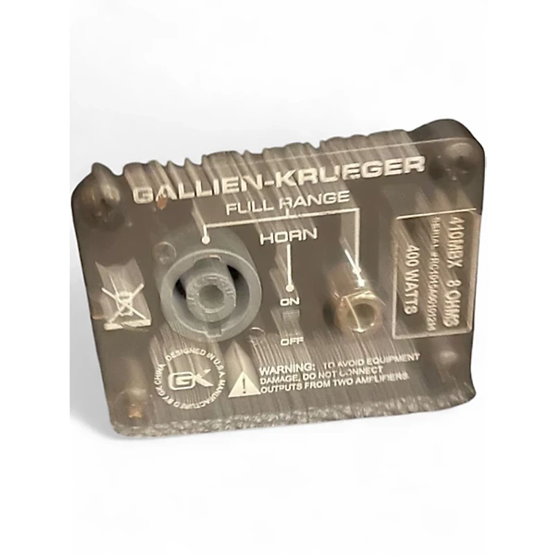 Used Gallien-Krueger 410MBX 400W 4x10 Bass Cabinet