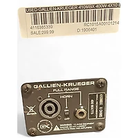 Used Gallien-Krueger 410MBX 400W 4x10 Bass Cabinet