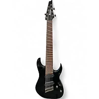 Used Ibanez RGMS8 Black Solid Body Electric Guitar