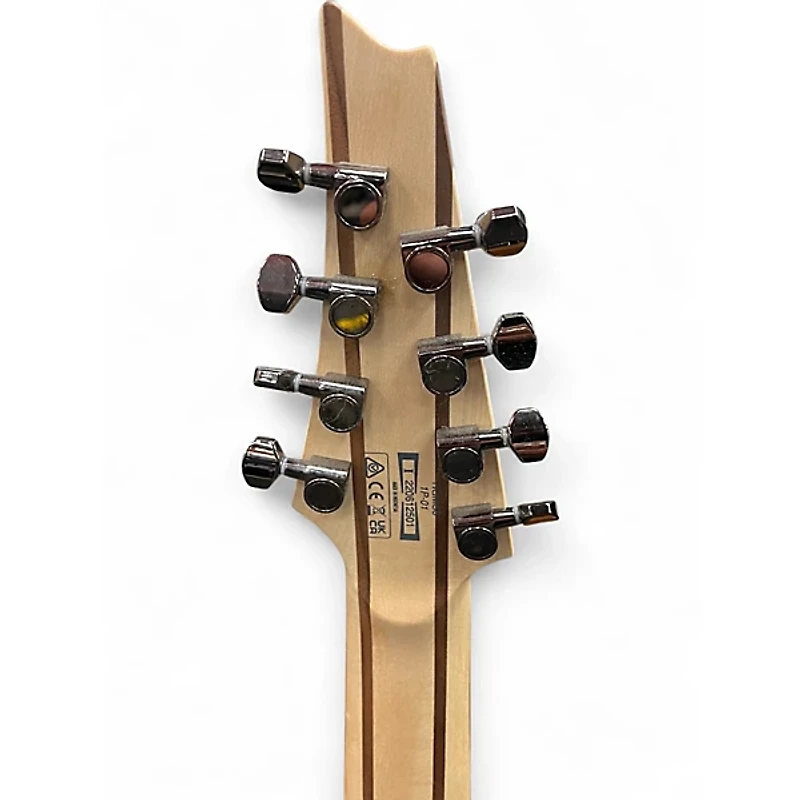 Used Ibanez RGMS8 Black Solid Body Electric Guitar