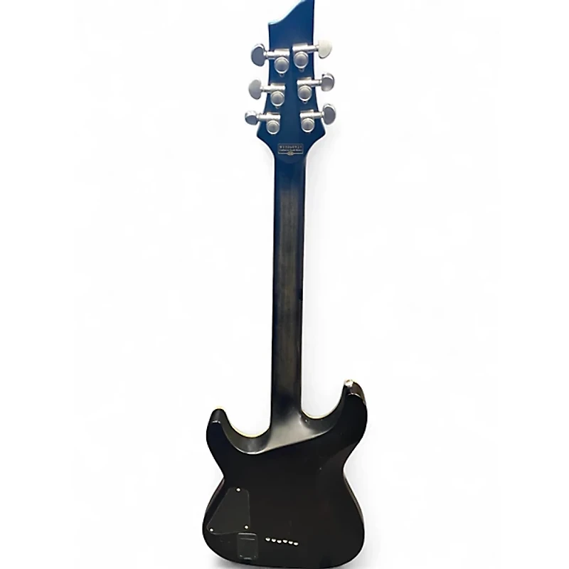 Used Schecter Guitar Research C1 Platinum Trans Black Solid Body Electric Guitar