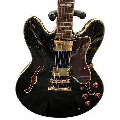 Used Epiphone Sheraton II Black Hollow Body Electric Guitar