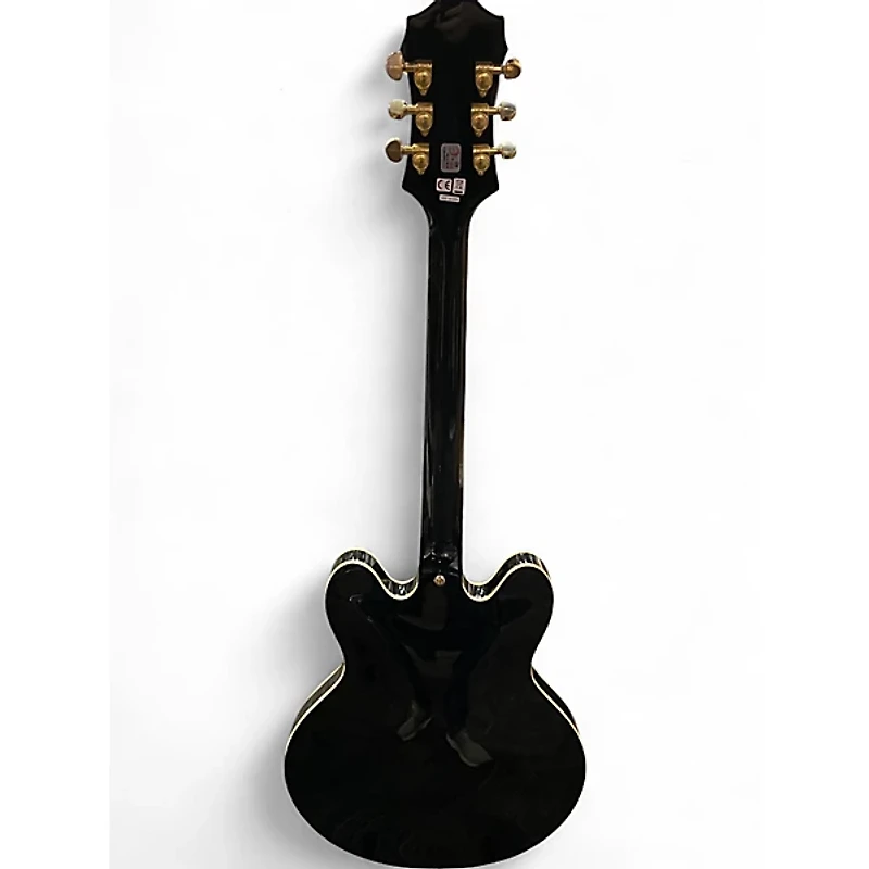 Used Epiphone Sheraton II Black Hollow Body Electric Guitar