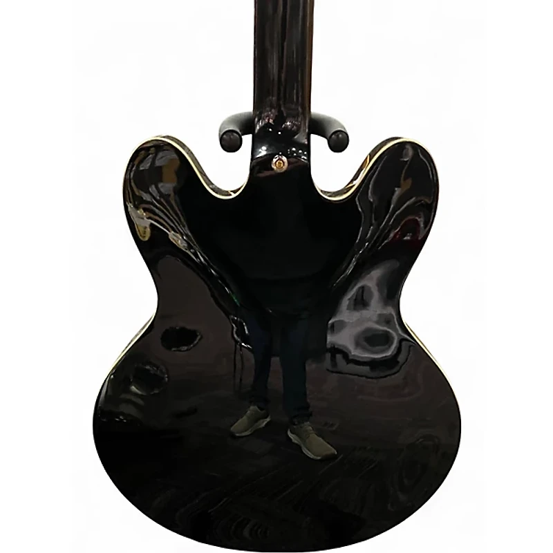 Used Epiphone Sheraton II Black Hollow Body Electric Guitar